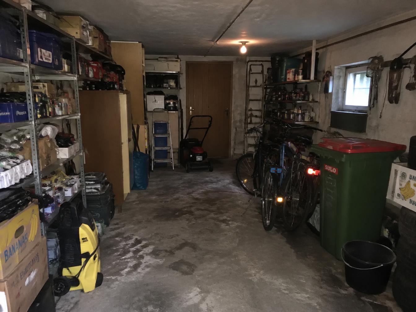 Garage vor der Räumung